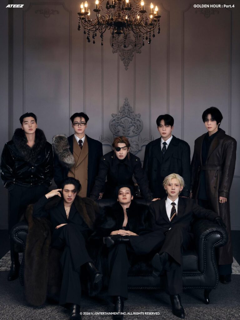 ATEEZ - الألبوم المصغر الثالث عشر 'GOLDEN HOUR: الجزء 4' (الصورة المفاهيمية رقم 2 - المجموعة)