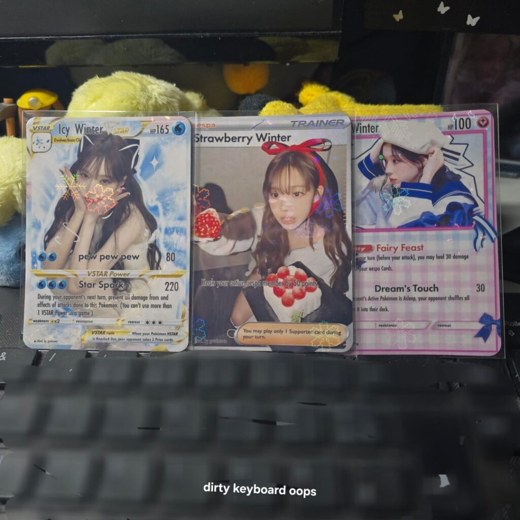 المزيد من بطاقات الشتاء الجديدة من Aespa. ما رأيكم يا رفاق؟