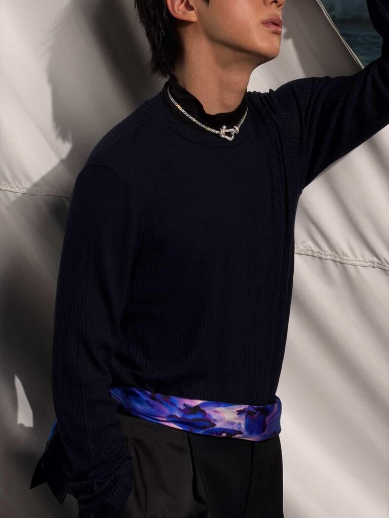Jin (BTS) - Marie Claire Korea x FRED Jewelry (إصدار فبراير 2026، صور تشويقية مصورة خلف الكواليس)
