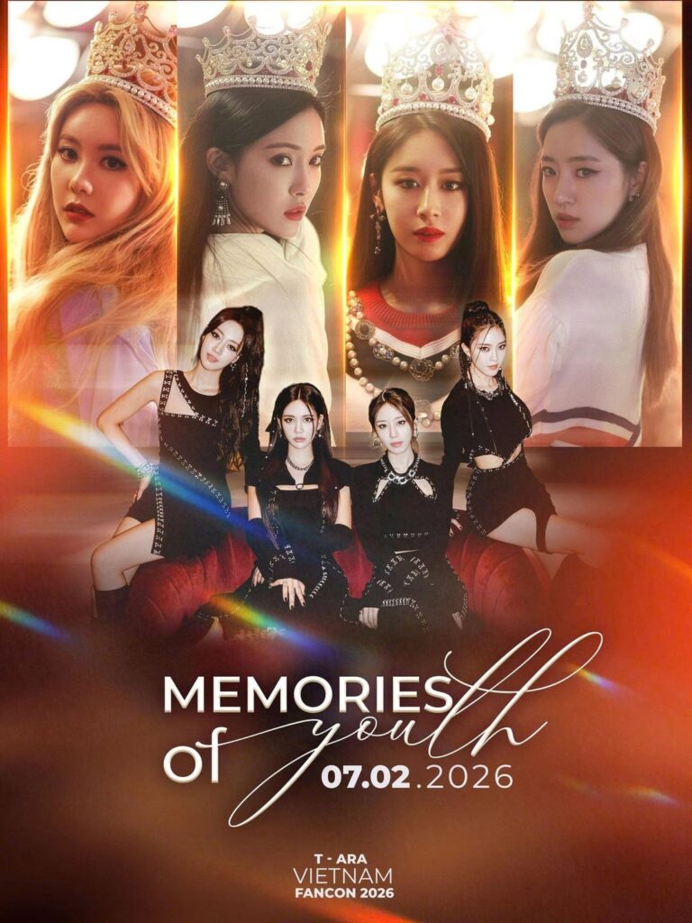 T-ARA - حفل المعجبين لعام 2026 في فيتنام "ذكريات الشباب" (الملصق + تفاصيل التذكرة)