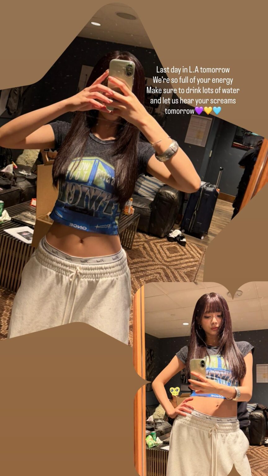 260125 تحديثات قصة تزويو على الانستقرام - آخر يوم في لوس أنجلوس غدًا