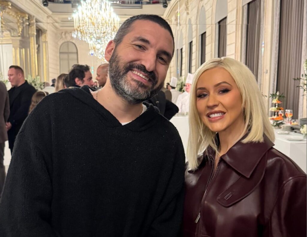 إبراهيم معلوف اللبناني العالمي في ديو إستثنائي مع كريستينا أغيليرا في باريس