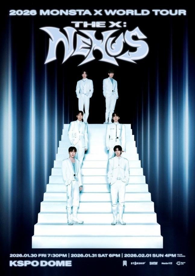 تنطلق فرقة MONSTA X في جولة حول العالم بتشكيلة كاملة، مع قائمة الأغاني التي لم يسبق لها مثيل