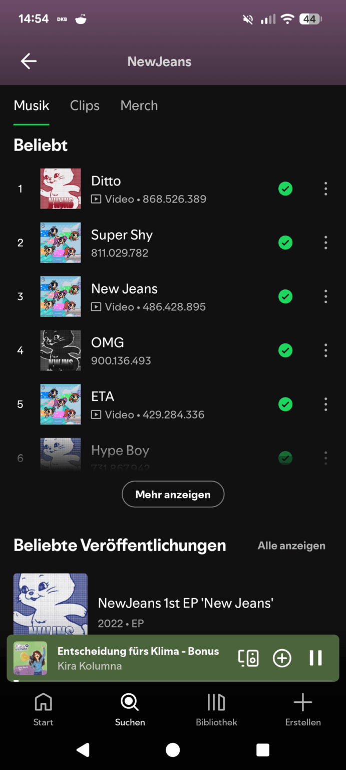 OMG تصبح أول أغنية لـ NewJeans تصل إلى 900 مليون استماع على Spotify!