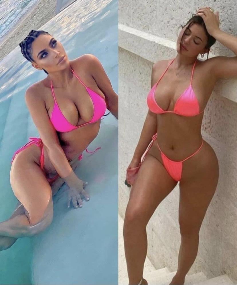 Kim Kardashian and Kylie Jenner