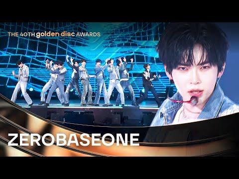 ZEROBASEONE (ZB1) - In Bloom + CRUSH + Feel the POP + GOOD SO BAD + BLUE + ICONIK @ جوائز القرص الذهبي الأربعون (260110)