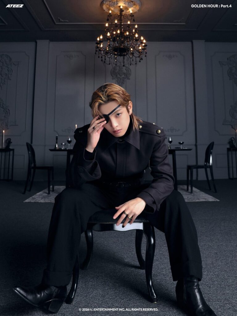 ATEEZ - الألبوم المصغر الثالث عشر 'GOLDEN HOUR: الجزء 4' (الصورة المفاهيمية رقم 2 - Hongjoong، Seonghwa، Yunho، Yeosang)