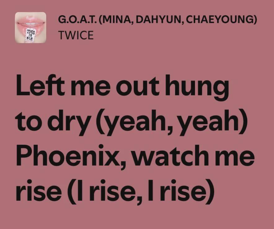 أحتاج إلى مينا وداهيون وتشايونغ لأداء GOAT في عرض Phoenix