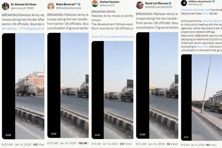 **داخلية** شائعات حول قوات باكستانية على الحدود الايرانية منصة اكس