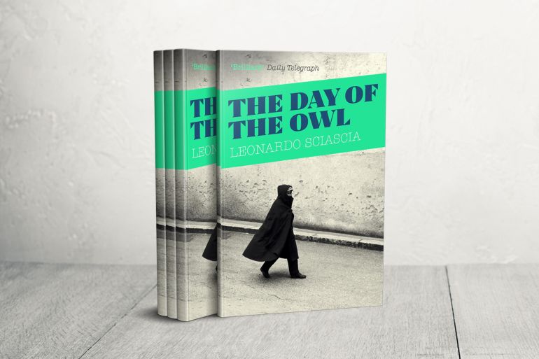 تصميم غلاف كتاب "نهار البومة" للكاتب ليوناردو شاشا