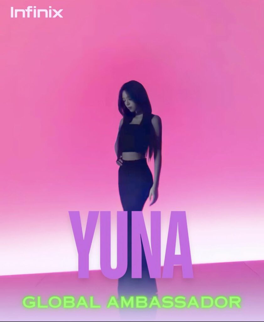 تم الإعلان عن يونا عضوة ITZY كأول سفيرة عالمية لشركة Infinix