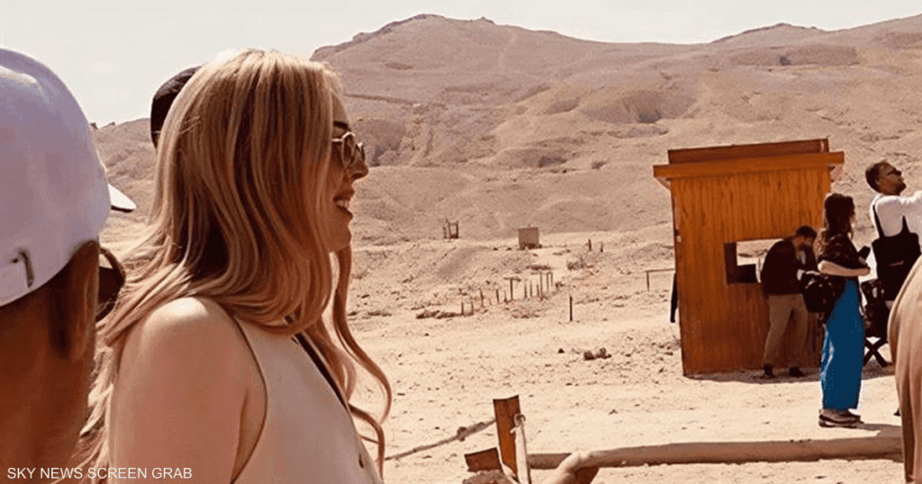 بالفيديو.. ابنة ترامب تتجول في الأقصر في رحلة "فرعونية"