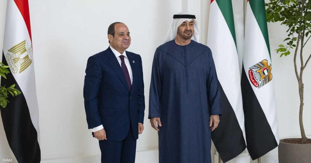 الشيخ محمد بن زايد يستقبل السيسي في أبوظبي