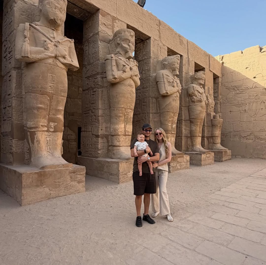 تيفاني ترامب وأسرتها من الأقصر