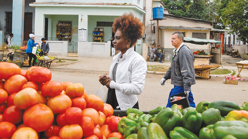 الأزمة الاقتصادية في كوبا تفاقمت بشكل كبير بسبب الضغوط الأميركية. رويترز
