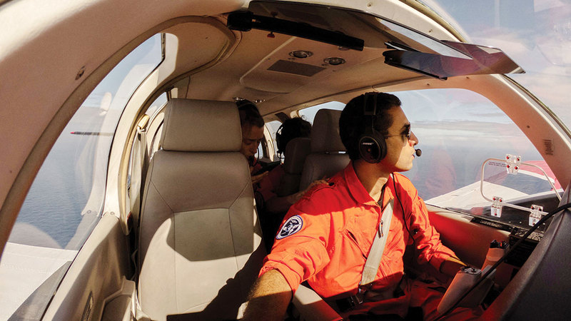 منظمة غير حكومية تبحث من الجو عن قوارب مهاجرين في خطر