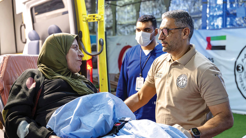 المستشفى الإماراتي العائم يواصل استقبال الحالات المرضية من غزة