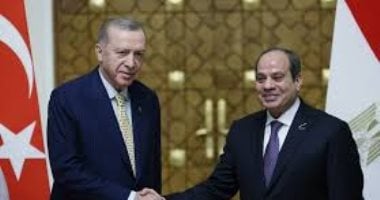 الرئيس السيسى يستقبل نظيره التركى رجب طيب أردوغان بقصر الاتحادية اليوم