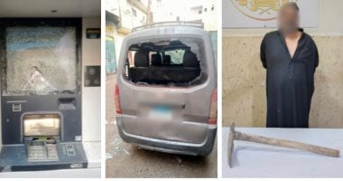 القصة الكاملة لـ "عارٍ يحمل فأساً" حطم السيارات وماكينة صراف آلي بالشرقية