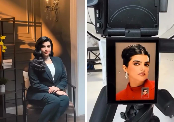 صحيفة المرصد - سارة الودعاني تنشر فيديو لأول جلسة تصوير بعد خلعها الحجاب