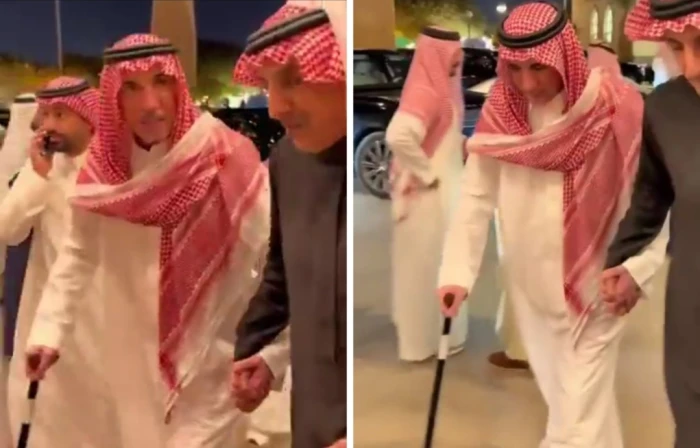 صحيفة المرصد - "يتكأ على عكاز".. بالفيديو: أحدث ظهور للفنان فايز المالكي بعد خروجه من المستشفى وعلاجه من الأورام