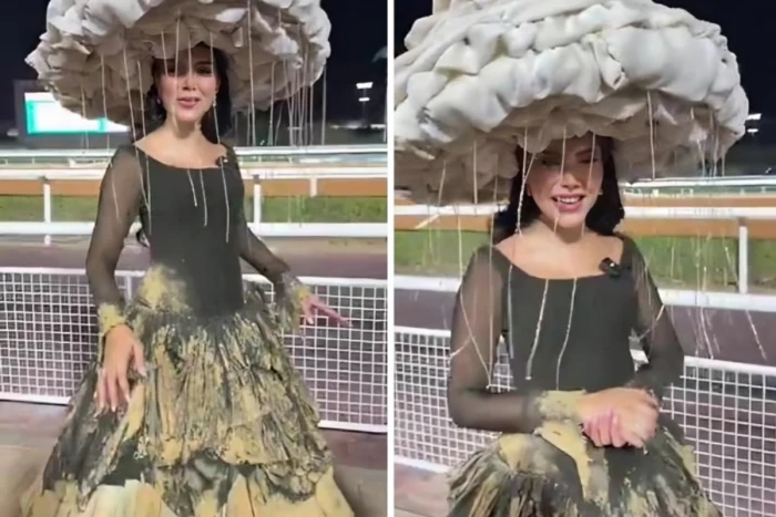 صحيفة المرصد - بالفيديو.. أغرب إطلالة لنورة المطلق في كأس السعودية لسباقات الخيل 2026