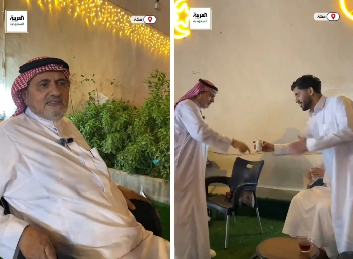 صحيفة المرصد - يتحدث أكثر من لغة.. بالفيديو: مهندس متقاعد يستضيف الزوار والمعتمرين في مركازه بمكة منذ أكثر من 50 عاماً