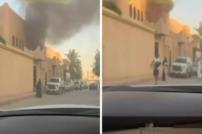 صحيفة المرصد - «بينهم طفل معاق».. بالفيديو.. شاب ينقذ عائلة بعدما احترق منزلهم في الرياض