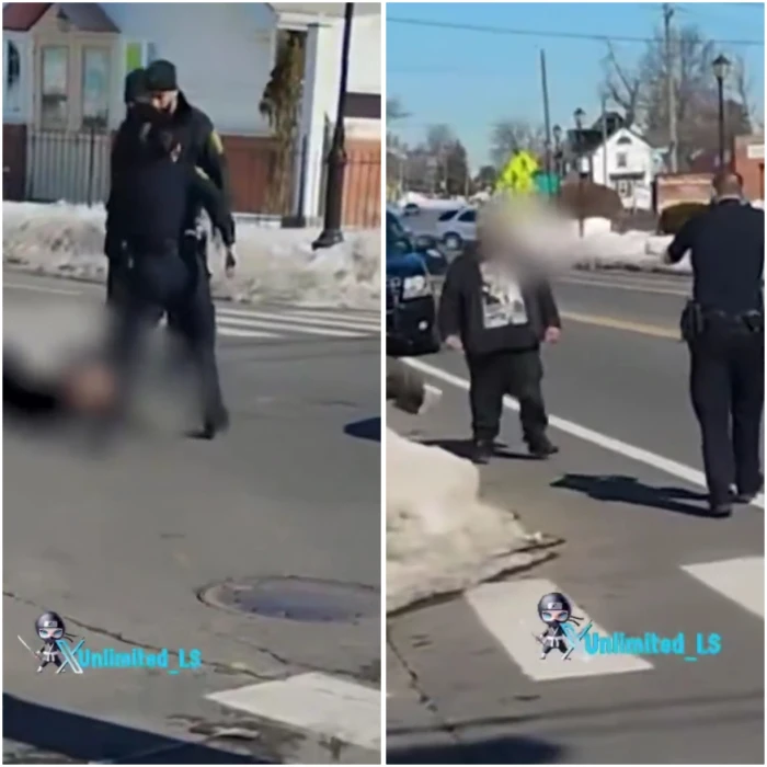 صحيفة المرصد - بالفيديو.. لحظة إطلاق الشرطة الأمريكية النار على رجل مسلح بسكين وسقوطه على الفور!