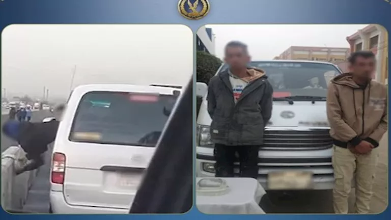 تحرك عاجل من الداخلية ضد راكب سرق كشافات إنارة الطريق | فيديو