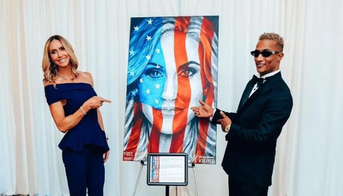 «الفائز هيسافر أمريكا»... مسابقة محمد رمضان حول أغنيته مع لارا ترامب