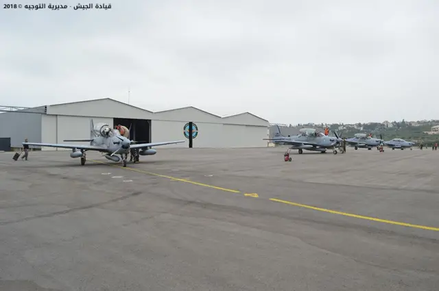 شهدت قاعدة حامات الجوية، في 28 أيار 2018، وصول أربع طائرات Super Tucano ضمن الدفعة الثانية من الهبة الأمريكية إلى سلاح الجو في الجيش اللبناني، في إطار برامج الدعم العسكري المقدّمة إلى لبنان.