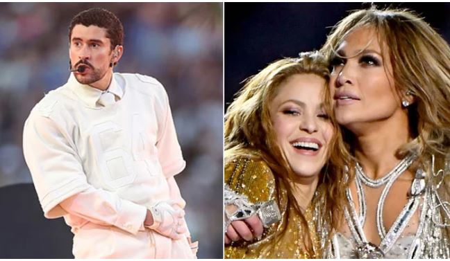 جينيفر لوبيز وشاكيرا وباد باني