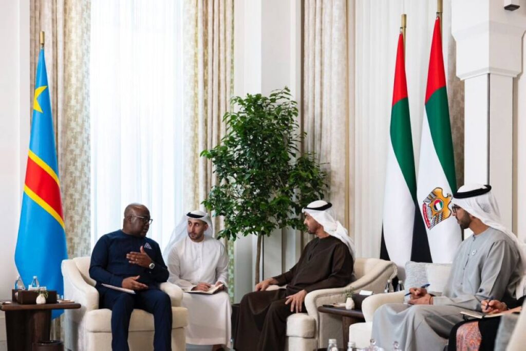 رئيس الدولة يبحث مع رئيس الكونغو الديموقراطية تعزيز العلاقات الثنائية Al Bayan