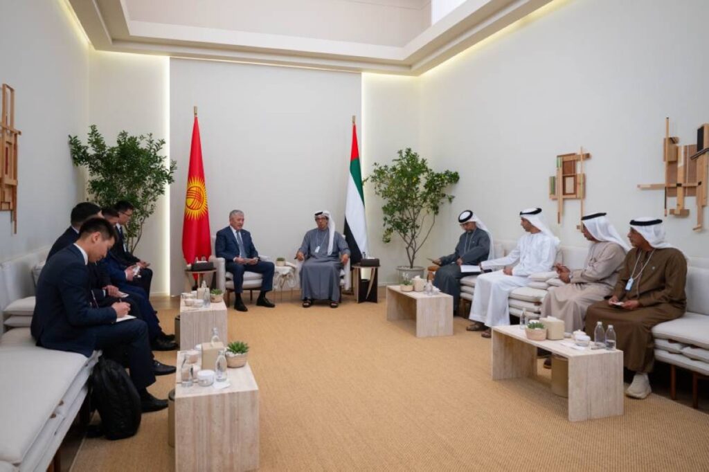 منصور بن زايد يبحث التعاون مع رؤساء وزراء الأردن وموريتانيا وقيرغيزستان Al Bayan