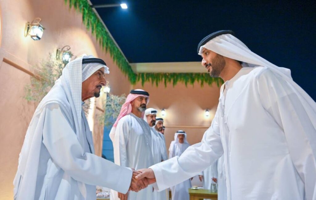 حاكم عجمان يتقبل تهاني الوزراء وأعيان البلاد بشهر رمضان Al Bayan