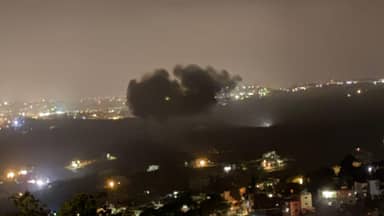 غارات إسرائيلية على أطراف بلدة حومين الفوقا - MTV Lebanon