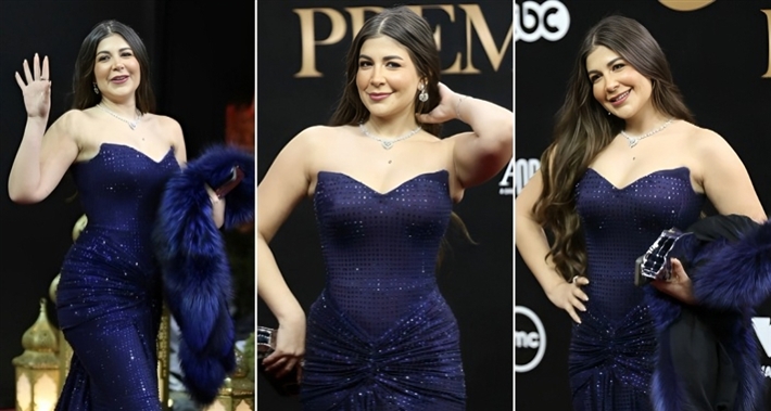 ملك قورة في حفل الشركة المتحدة للخدمات الإعلامية للكشف عن خريطة مسلسلات رمضان 2026