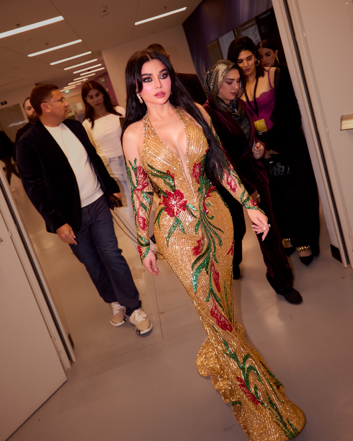 هيفاء وهبي بتصميم رامي سلمون (تصوير جورج صليبا)