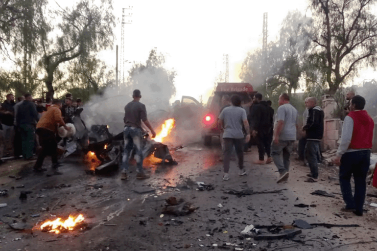 شهيد باستهداف مسيرة اسرائيلية لسيارة في بلدة بليدا جنوبي لبنان الوكالة الوطنية اللبنانية للإعلام