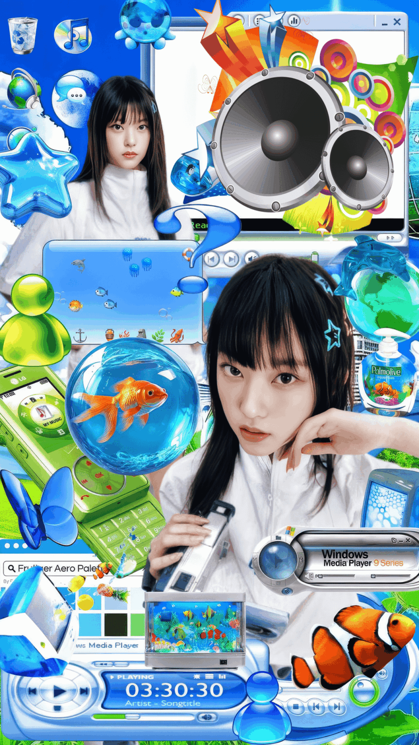 عندما تلتقي فتيات الكيبوب بتحريرات Frutiger Aero