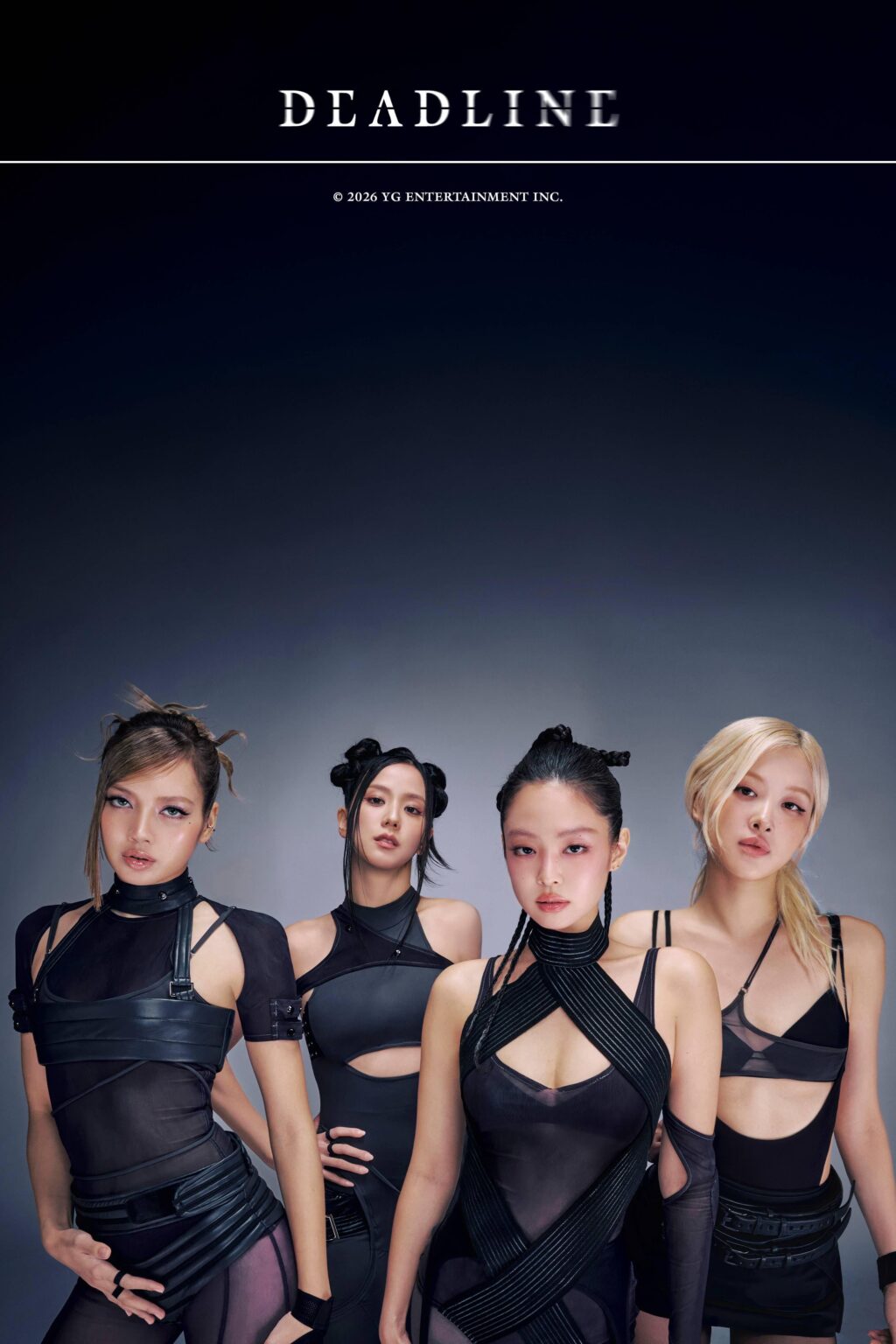 روزيه | بلاك بينك [DEADLINE] ملصق مرئي - إصدار الموعد النهائي.