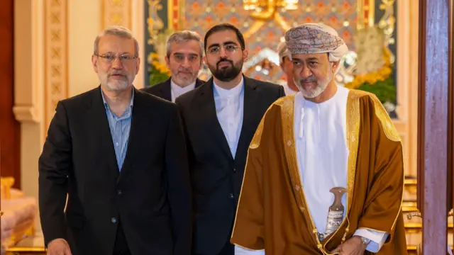 لاريجاني وسلطان عمان