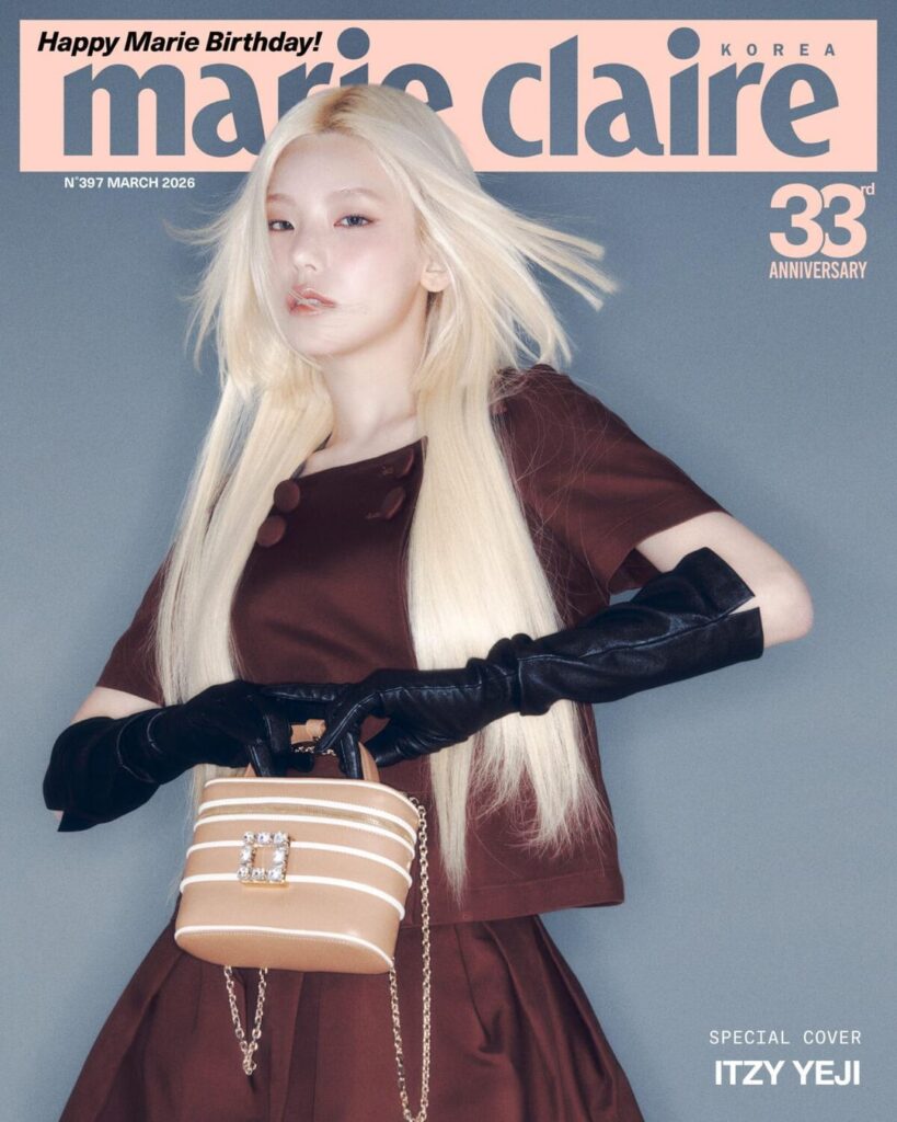 ITZY Yeji - Marie Claire Korea x Roger Vivier (غلاف خاص لعدد مارس 2026)