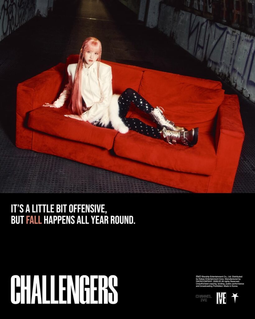 260201 IVE - الألبوم الثاني: REVIVE+ (الصورة المفاهيمية 1 - Gaeul، Rei، Liz، Leeseo - CHALLENGERS)