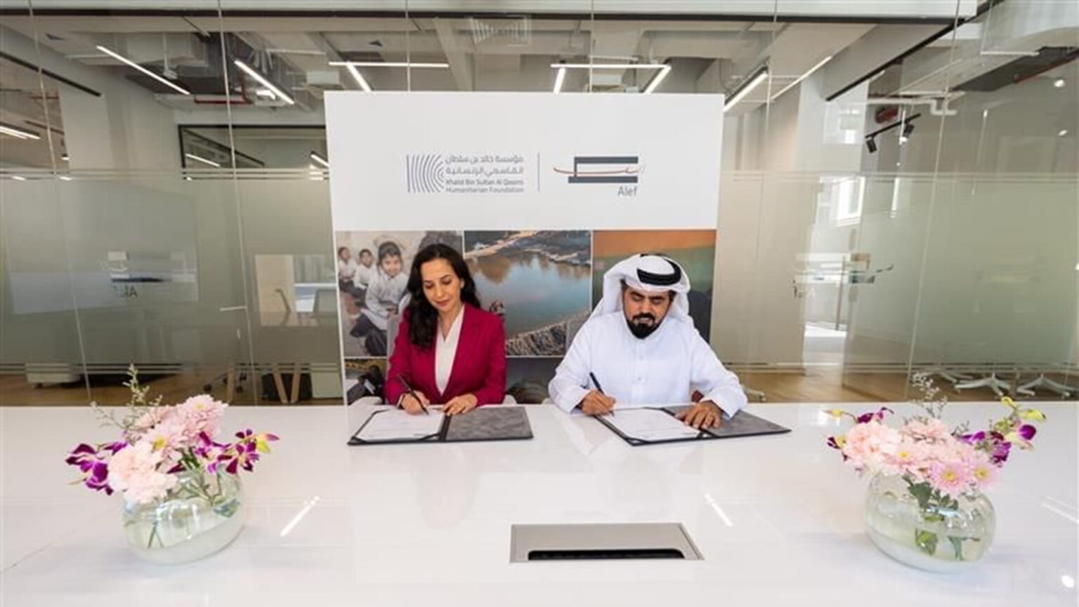 شراكة بين مؤسسة خالد القاسمي الإنسانية وألِف لحماية الأطفال