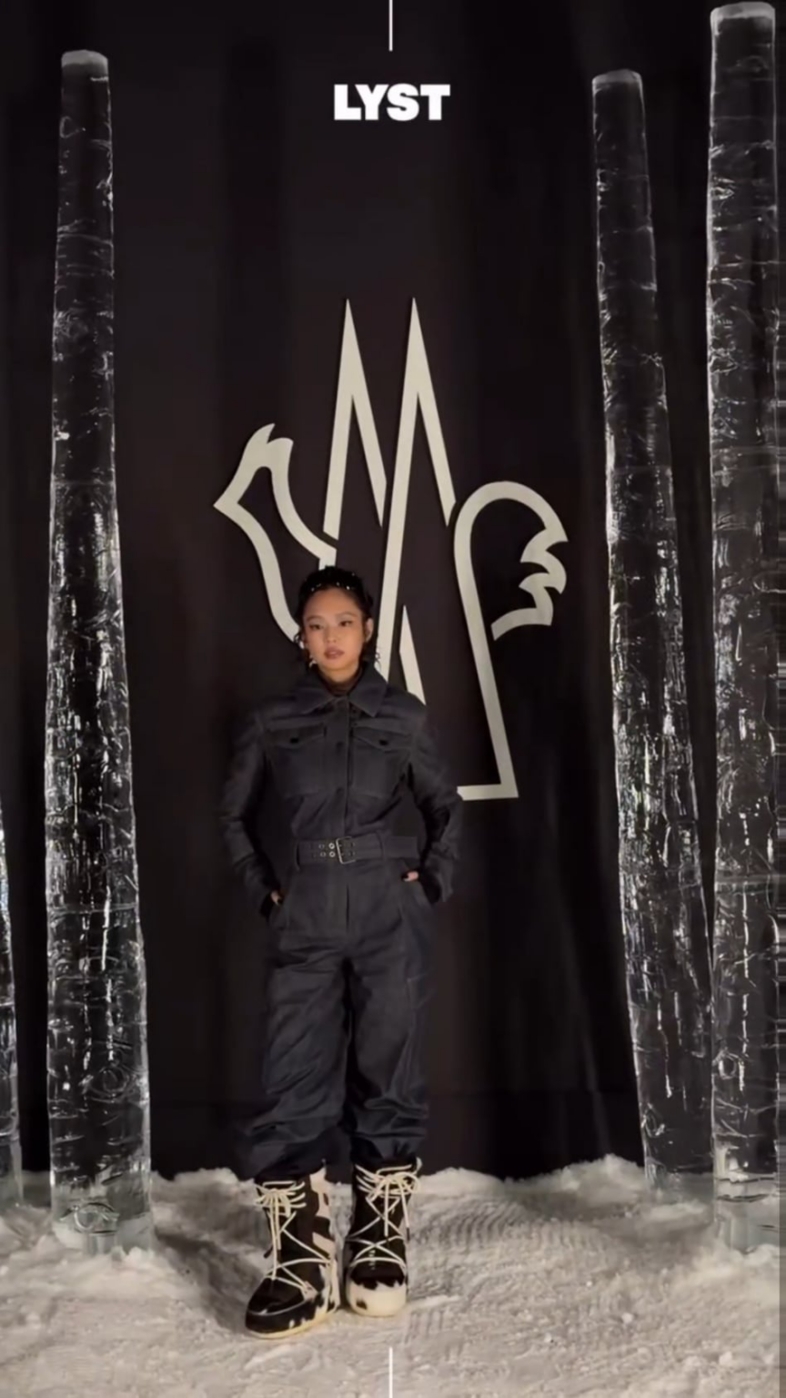 260201 جيني في عرض أزياء مونكلير غرونوبل لخريف وشتاء 2026