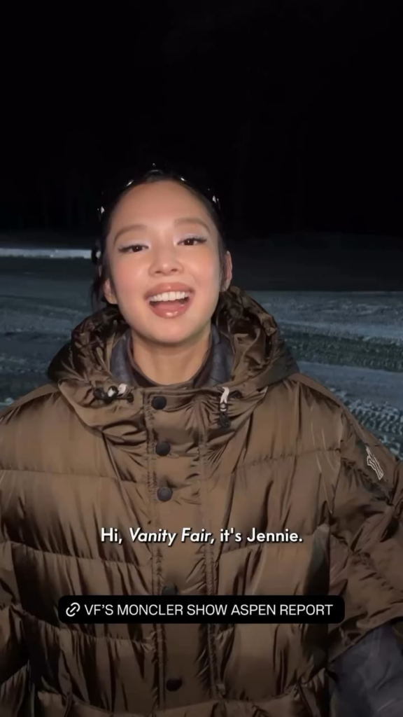 260204 تحديث قصة Vanityfair IG مع جيني