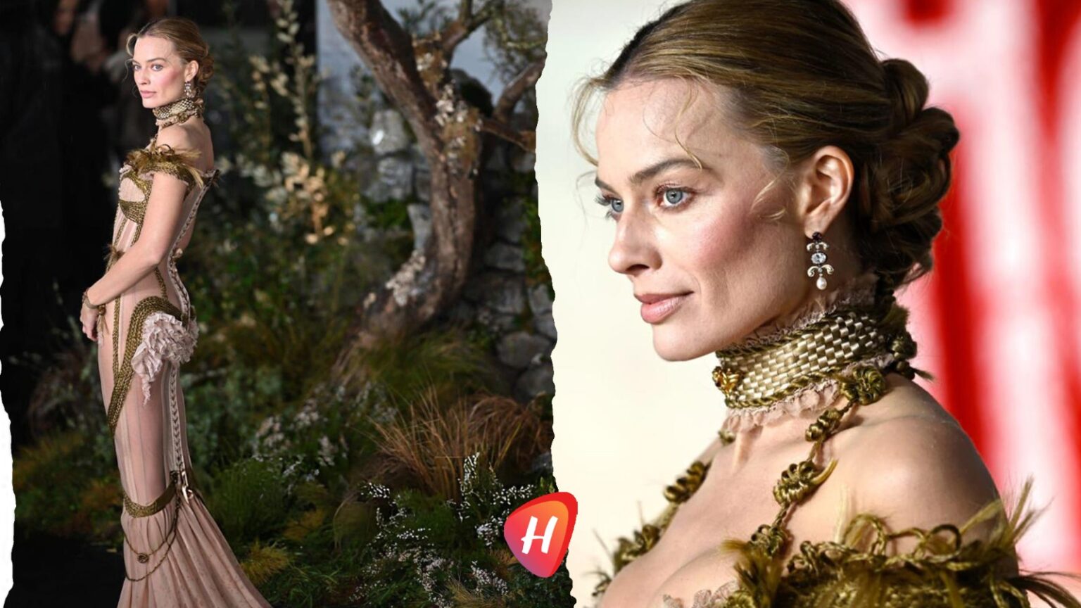 مارغو روبي تتألق بتصميم “Artisanal” من Maison Margiela يعيد رسم حدود الهوت كوتور