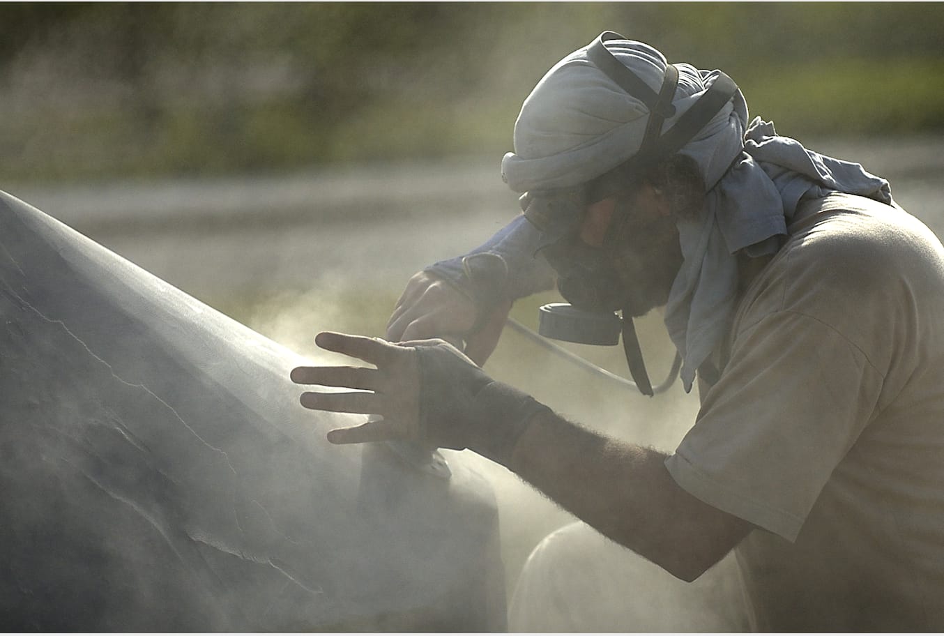 الفنان المصري أرمن آغوب. (Bob Bagley)